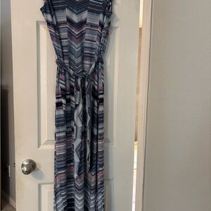 Chico's Multicolor Striped Maxi Dress